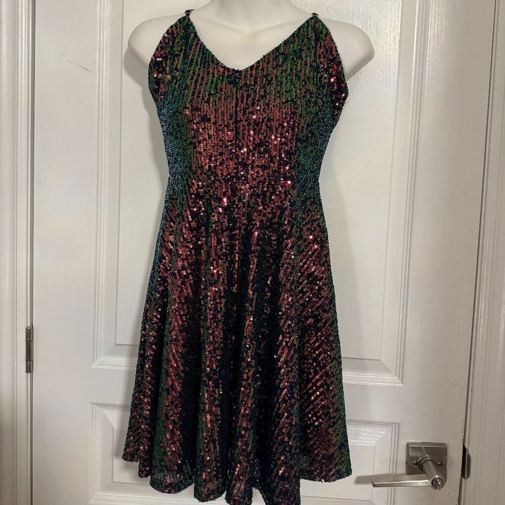 Robe de soirée pailletée